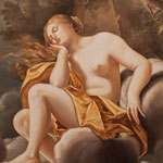 Venus dosen auf Wolken